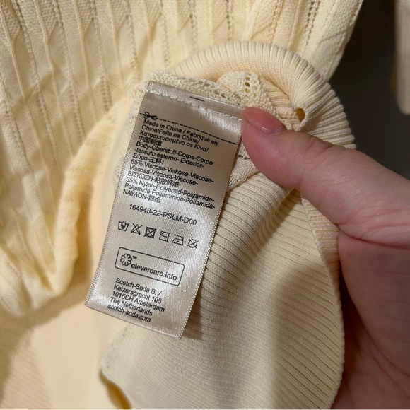 NWT Scotch & Soda Open Knit Top - Picture 4 of 5